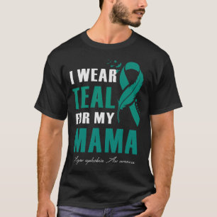 Camiseta Me Pongo Verde azulado Por Mi Mamá................