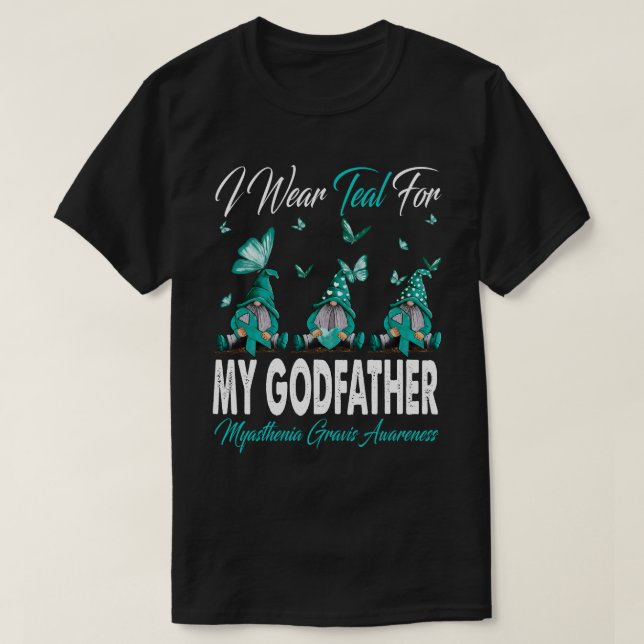 Camiseta Me Pongo Verde azulado Por Mi PADRE PADRE PADRE Mi (Diseño del anverso)