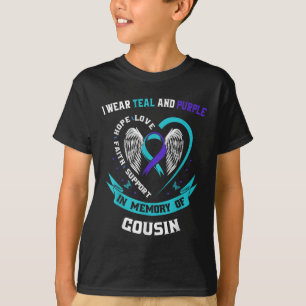 Camiseta Me pongo verde azulado y morado por la conciencia