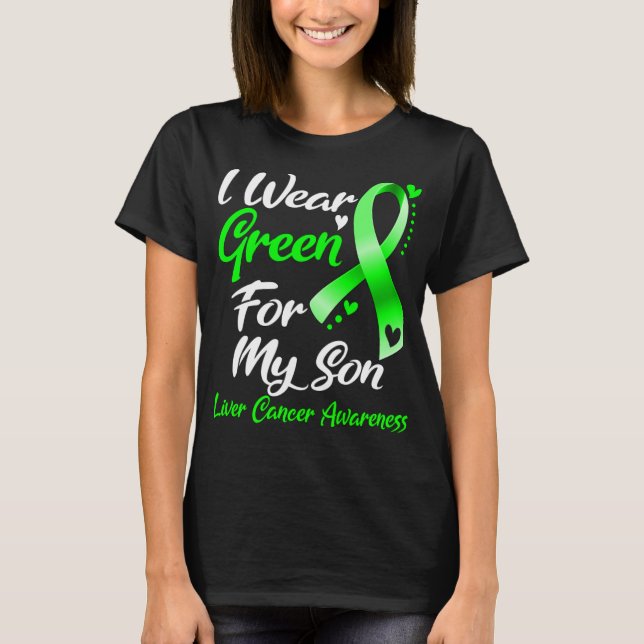 Camiseta Me Pongo Verde Para Concienciar Sobre El Cáncer De (Anverso)