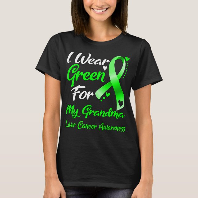 Camiseta Me Pongo Verde Para Concienciar Sobre El Cáncer En (Anverso)