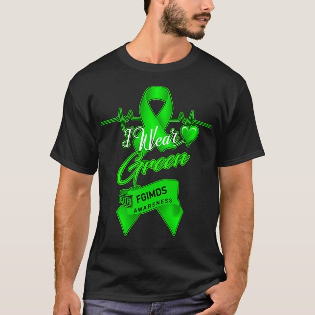 Camiseta Me pongo verde para concientizar a los Fgims (Anverso)