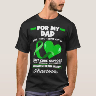 Camiseta Me Pongo Verde Para Mi Papá Noel TBI Lesiones Cere