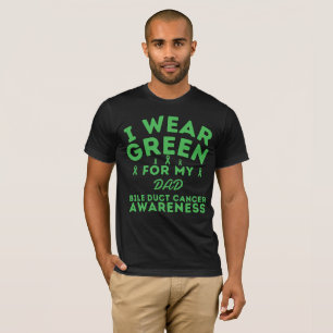 Camiseta Me Pongo Verde Para Mi Papá Personalizado De Cánce