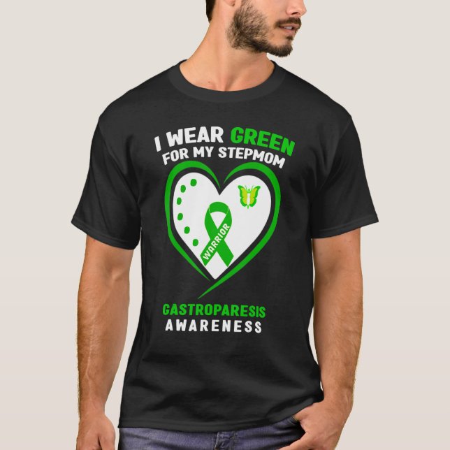 Camiseta Me Pongo Verde Por Mis Awarenes Gastroparesis De S (Anverso)