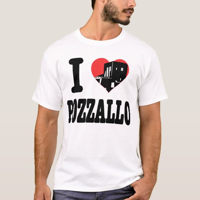 Camiseta Me ❤️ Pozzallo  (Anverso)