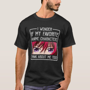 Camiseta Me Pregunto A Los Chicas De Anime Japoneses Manga