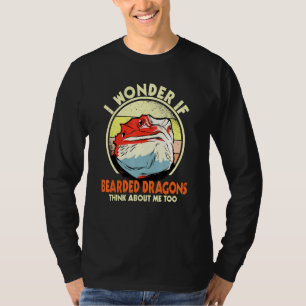 Camiseta Me pregunto si los dragones barbudos piensan en mí