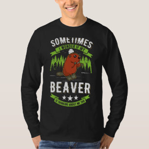 Camiseta Me Pregunto Si Mi Castor Está Pensando En Mí Tambi