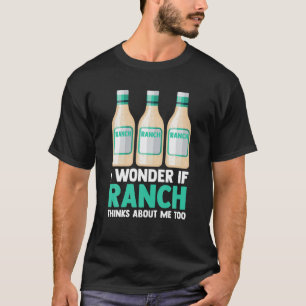 Camiseta Me Pregunto Si Ranch Piensa En Mí Un Rancho Muy Gr