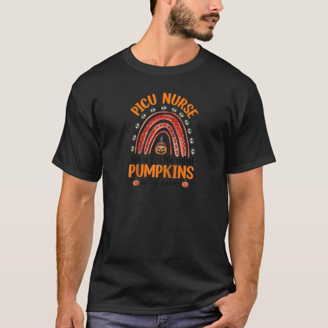 Camiseta Me Preocupan Las Calabazas Más Cuidadosas Enfermer (Anverso)