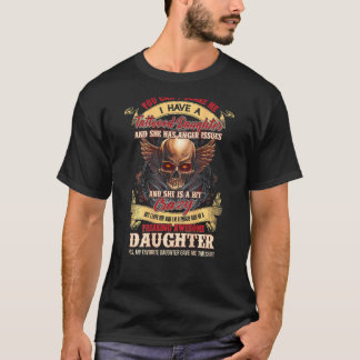 Camiseta Me Pueden Asustar Que Tengo Una Hija De Tatuaje Y 
