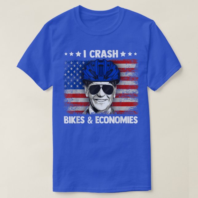 Camiseta Me Quebré Con Bicicletas Y Economías Accidente De  (Diseño del anverso)