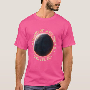 Camiseta Me Quedé Negra En Nueva York Eclipse Solar Total A