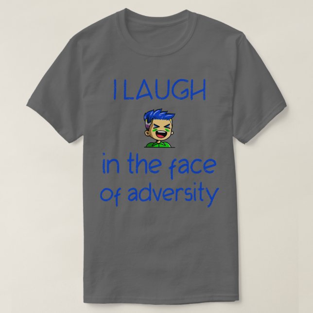 CAMISETA ME REÍO ANTE EL LITORAL MOTIVATIVO DE LA PUBLICIDA (Diseño del anverso)