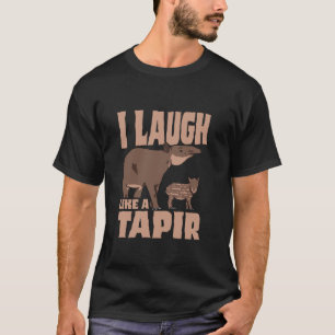 Camiseta Me río como un tapir Zoología Zoólogo Biólogo H