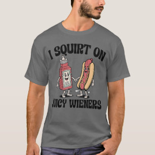 Camiseta Me Salpico en Perrito Caliente Jugoso Chiste Diver