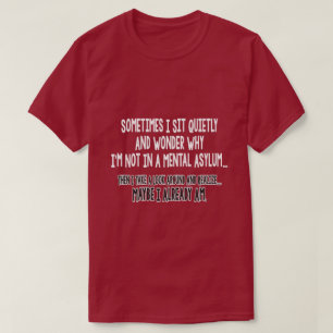 Camiseta me siento a veces reservado…