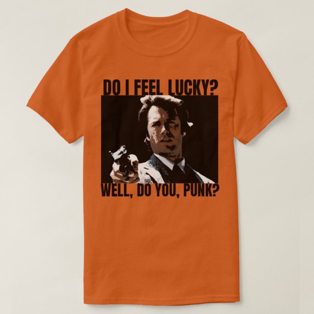 Camiseta ¿Me Siento Afortunado? (Diseño del anverso)