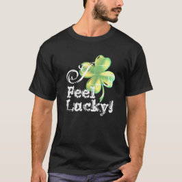Camiseta Me siento afortunado, Día de San Patricio, camiset