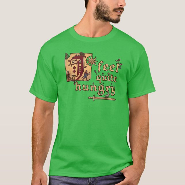 Camiseta Me siento bastante hambriento KCD Oversized (Anverso)
