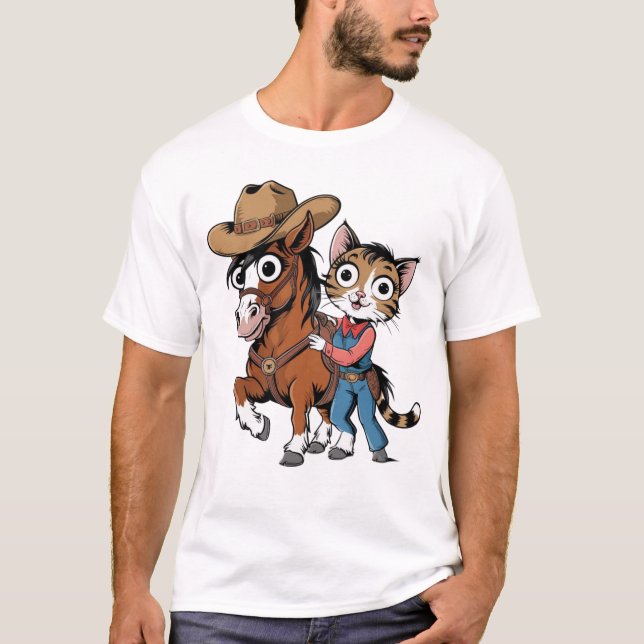Camiseta Me siento demasiado estimulada con un animal graci (Anverso)