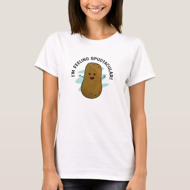 Camiseta Me siento Spudtacular Patata (Anverso)
