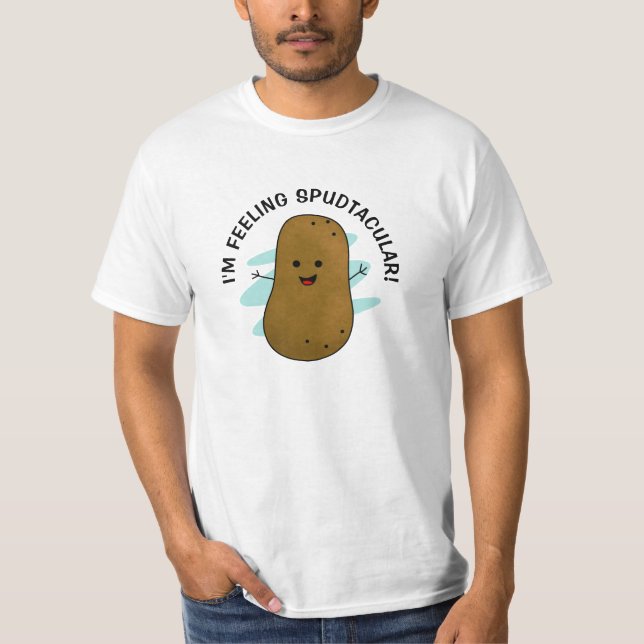 Camiseta Me siento Spudtacular Patata (Anverso)