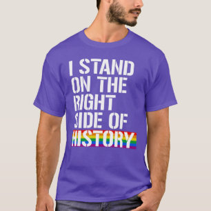 Camiseta Me sitúo en el lado correcto de la historia