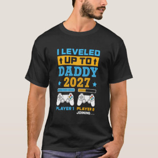 Camiseta Me Subí De Nivel A Papá Est 2027 Pronto Seré Papá 