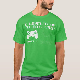 Camiseta Me Subí De Nivel Hermano Mayor Regalo De Hermano D