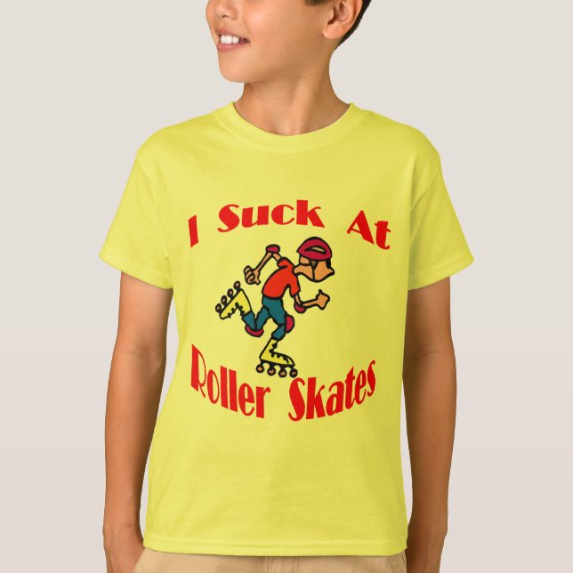 Camiseta Me Suck En Los Patines (Anverso)