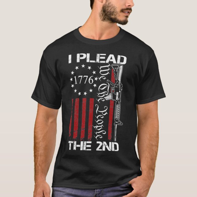 Camiseta Me Sumo A La Segunda Enmienda We The People USA AR (Anverso)