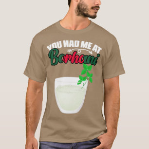 Camiseta Me tenías divertida comida bangladesí Borhani bang