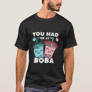 Camiseta Me Tenías En Boba Millk Tea Cute Kawaii Asian.