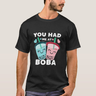 Camiseta Me Tenías En Boba Millk Tea Cute Kawaii Asian.