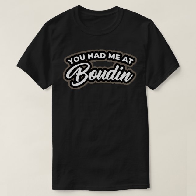 Camiseta Me tenías en Boudin (Diseño del anverso)