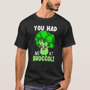 Camiseta Me Tenías En Brócoli Vegetariano Vegano Broccohóli
