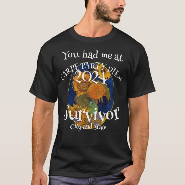 Camiseta Me tenías en Carpe Fiesta Diem Survivor (Anverso)