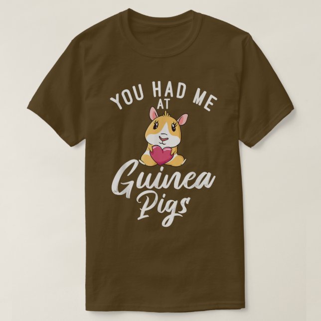 Camiseta Me tenías en Cute Guinea Pigs (Diseño del anverso)