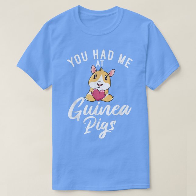 Camiseta Me tenías en Cute Guinea Pigs (Diseño del anverso)