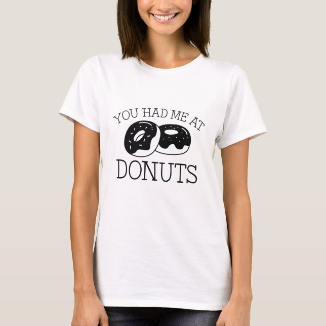 Camiseta Me Tenías En Donuts (Anverso)