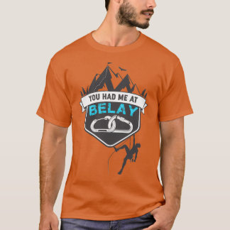 Camiseta Me tenías en el belay