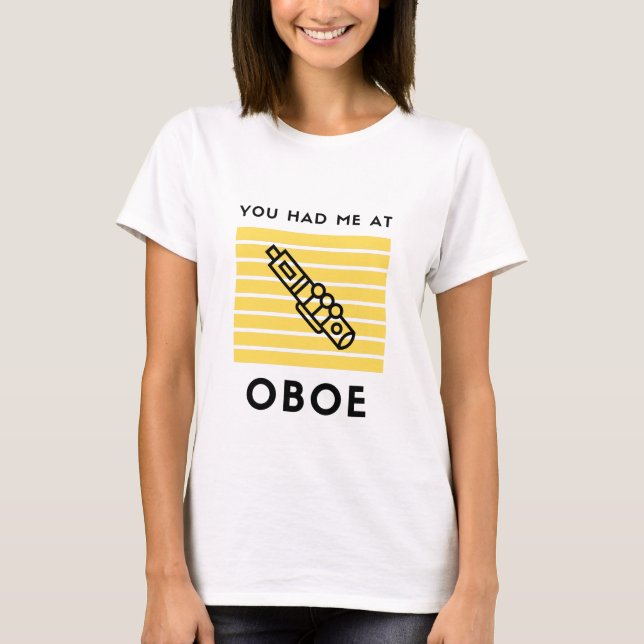 Camiseta Me tenías en el oboe (Anverso)