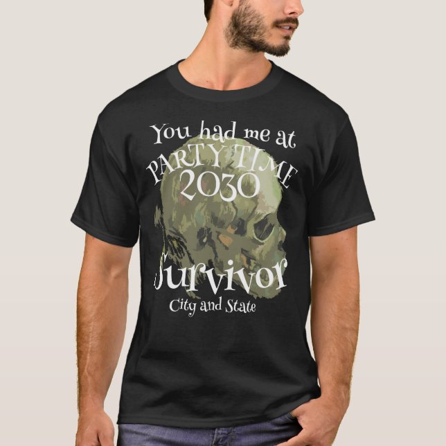Camiseta Me tenías en Fiesta Time Survivor (Anverso)