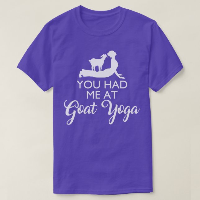 Camiseta Me Tenías En Goat Yoga (Diseño del anverso)