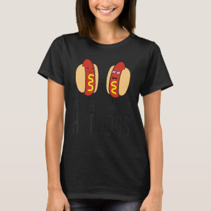 Camiseta Me Tenías En Hotdogs Hot Dog