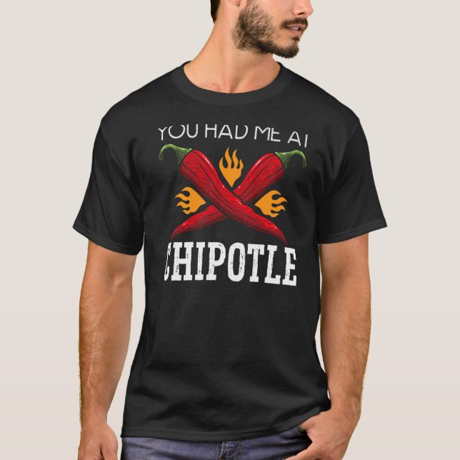 Camiseta Me Tenías En La Comida Chipotle Flavor Spich (Anverso)