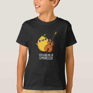 Camiseta Me Tenías En Lemon-cello Funny Bebe Pun Dark BG