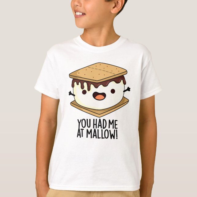 Camiseta Me Tenías En Mallow Funny Smore Pun (Anverso)